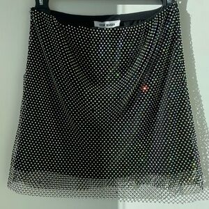 Rave rhinestone skirt